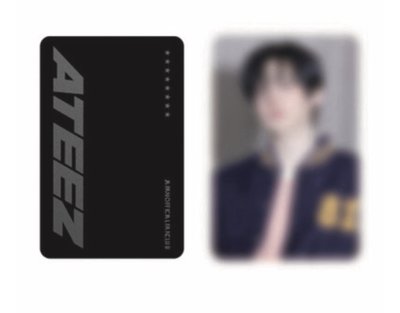 ATEEZ 2026日會限定FC一番賞 潤浩🐶E賞A卡+D賞貼紙 
