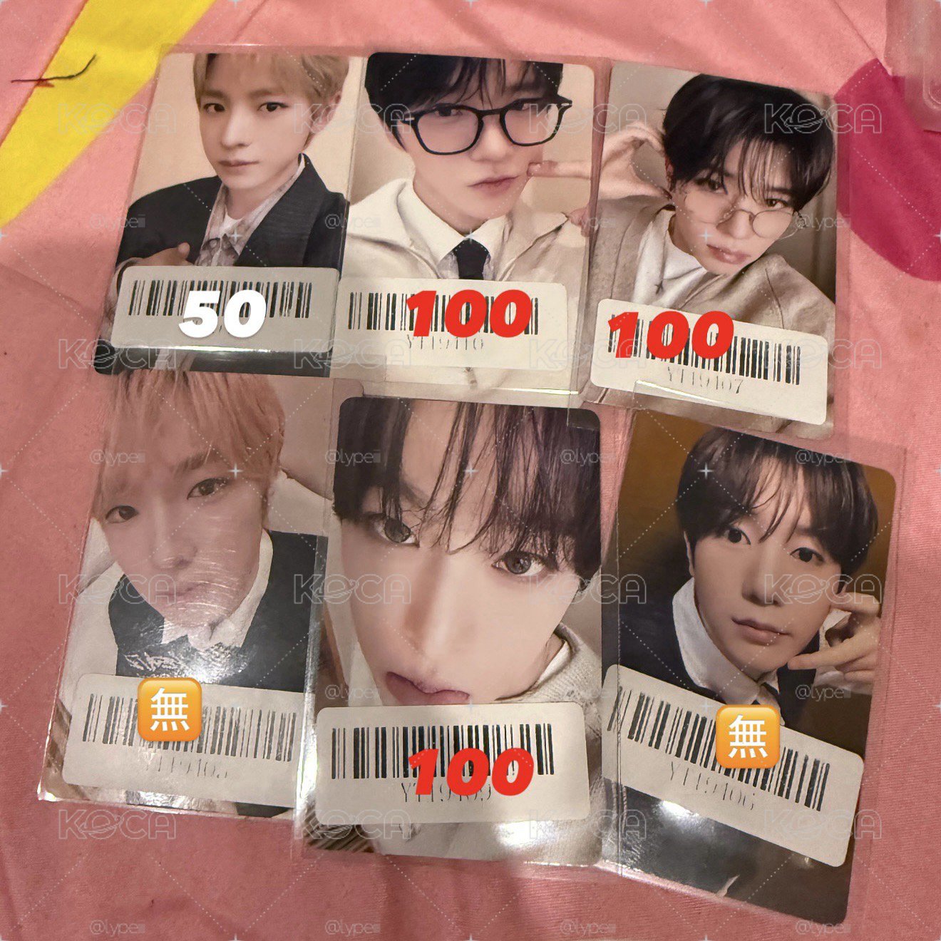 NCTWish小卡 中背 全員都有