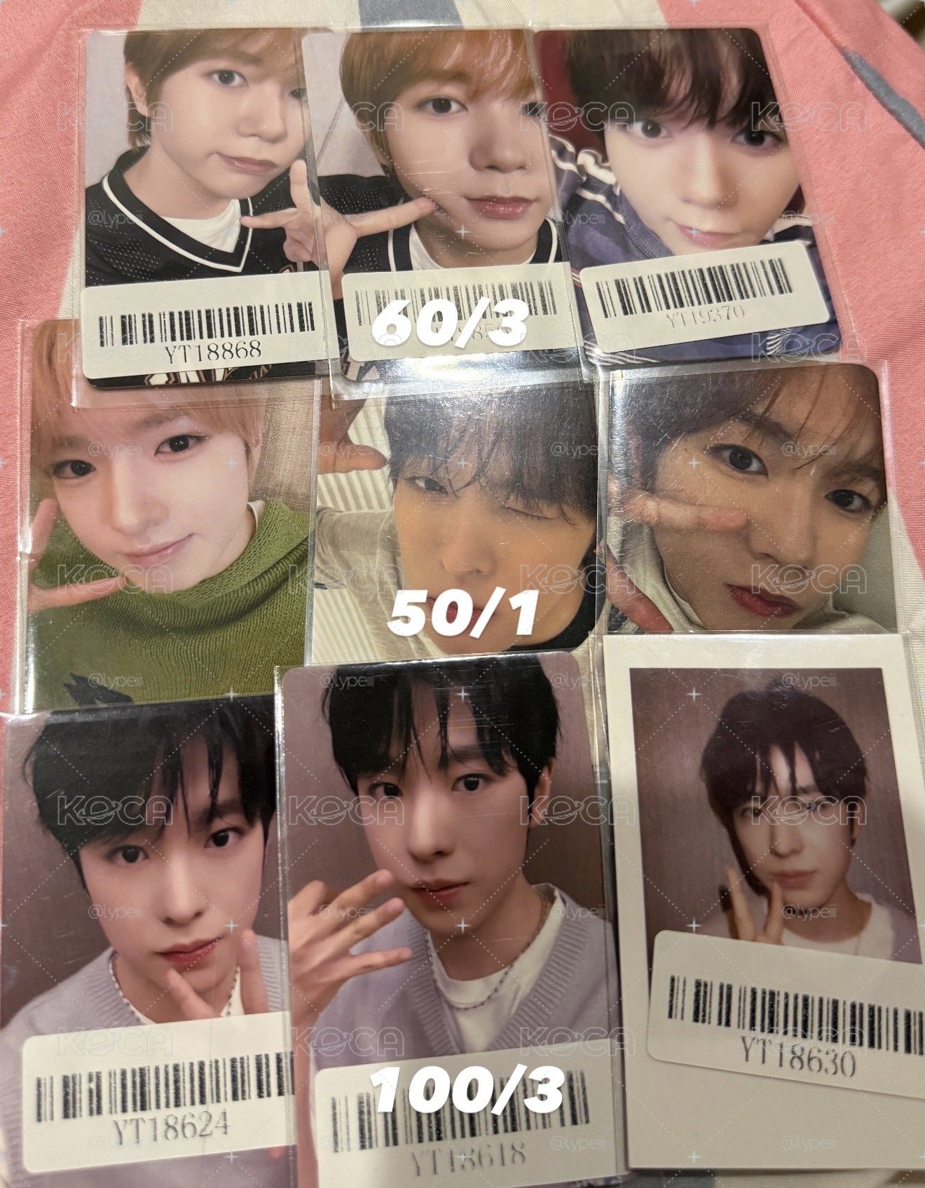 NCTWish小卡 中背 全員都有
