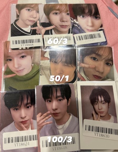 NCTWish小卡 中背 全員都有