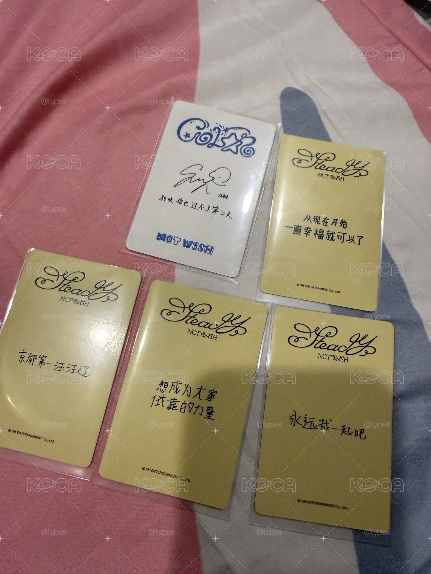 NCTWish小卡 中背 全員都有