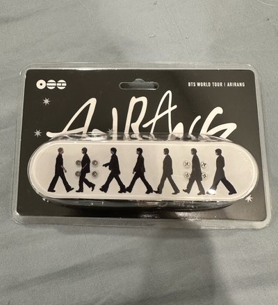 BTS Mini Skateboard Keyring 滑板鑰匙圈 白