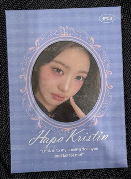 員Hapa Kristin10.0代言卡 一套