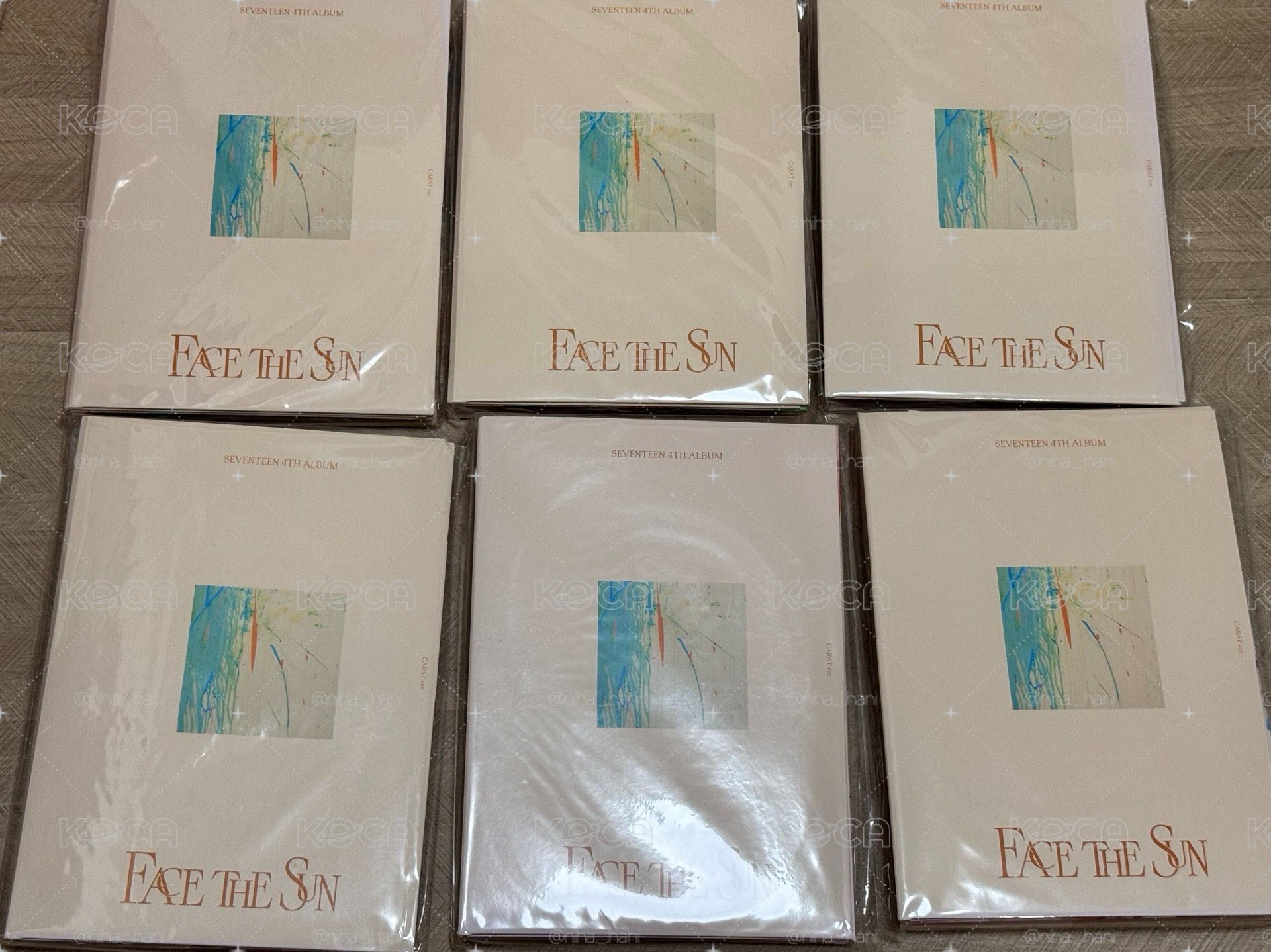 🌟全新現貨 SEVENTEEN 4th Album 'Facethe Sun' CARAT Ver.