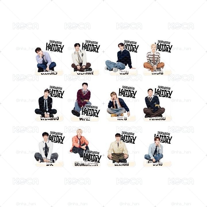 全新現貨 SEVENTEEN holiday 立牌