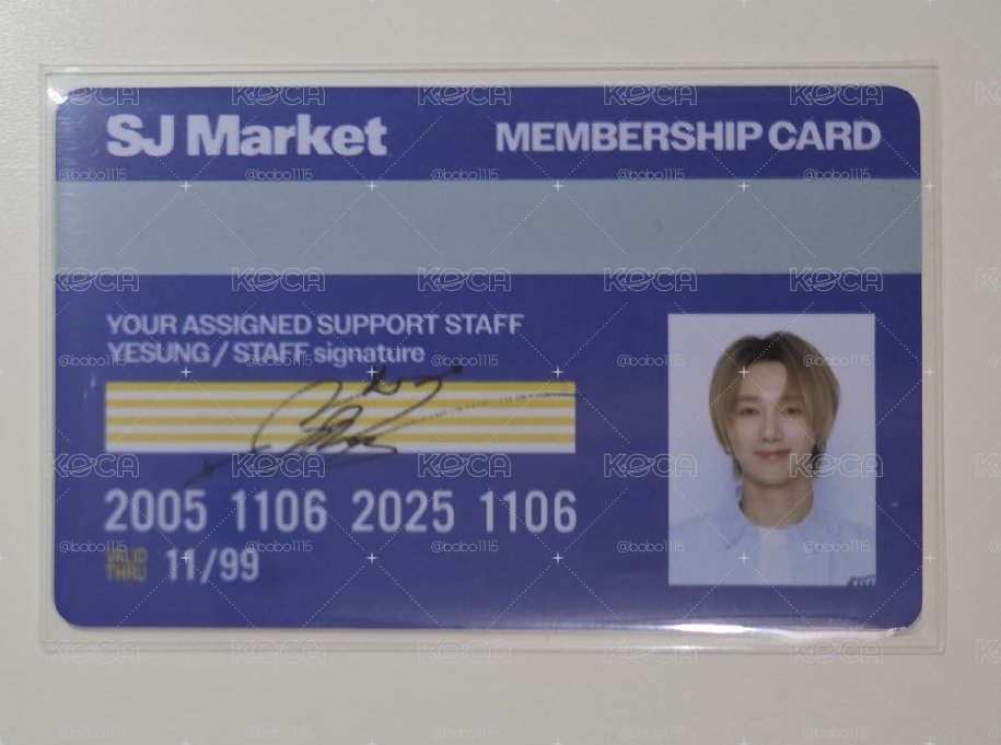 SJ MARKET 入場卡 藝聲