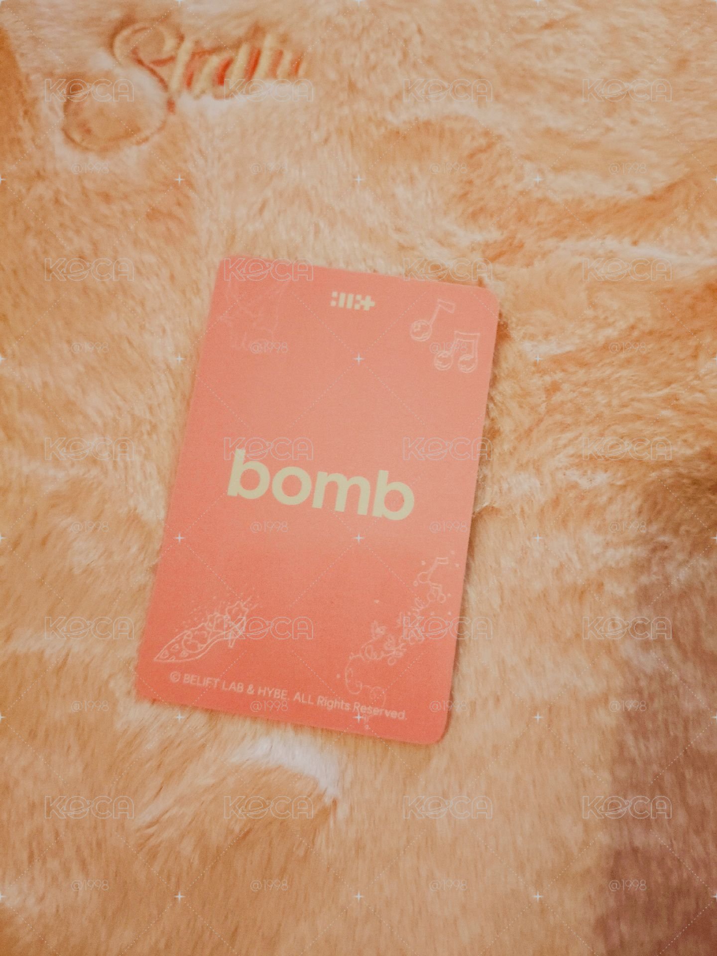 Yunah bomb特典卡🪩