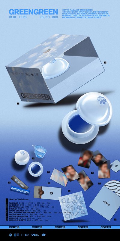 The 2nd EP [GREENGREEN] ('Blue Lips' Lip Balm ver.)