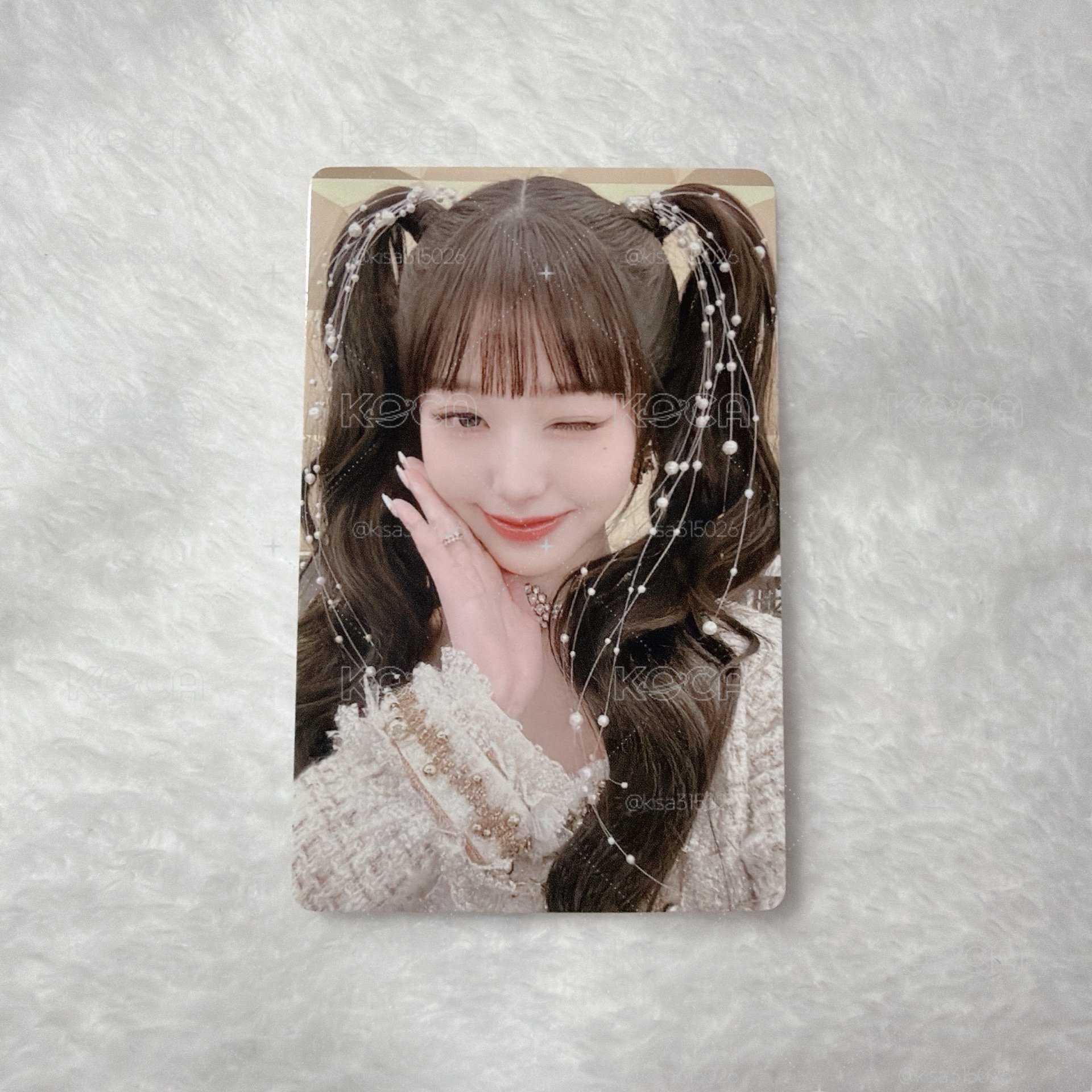 I'VE MINE yzy 2.0 簽售卡 張員瑛 一直娛