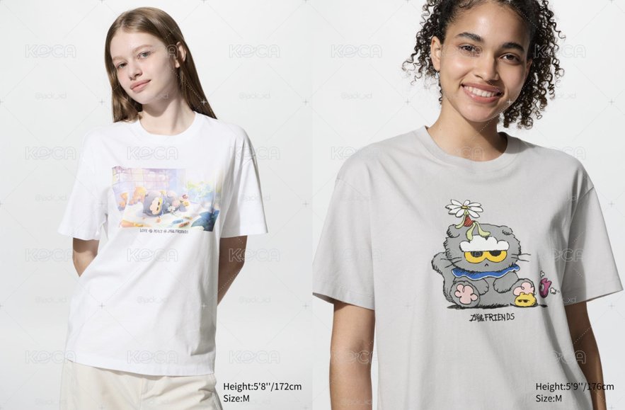 UNIQLO與ZO&FRIENDS 聯名T恤