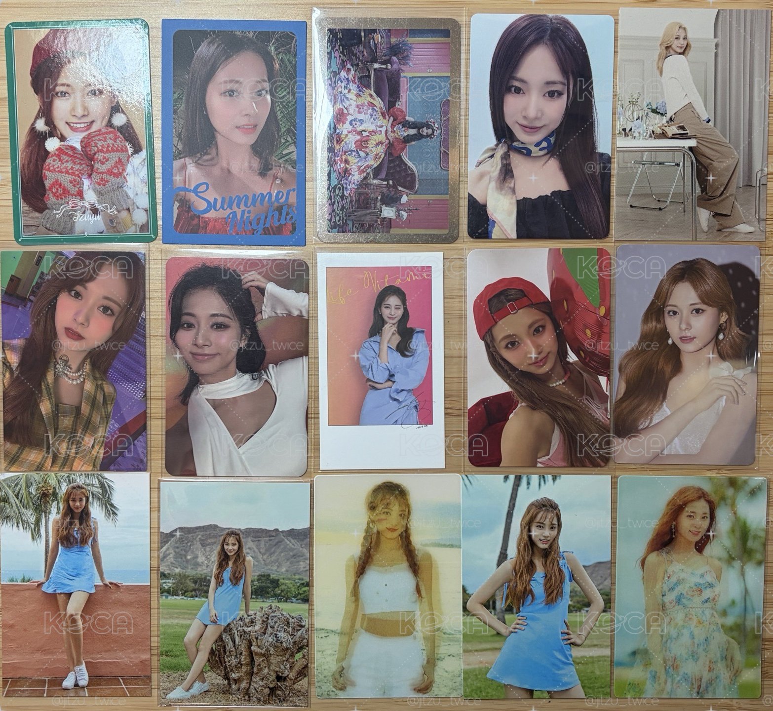 TWICE 子瑜 各種小卡