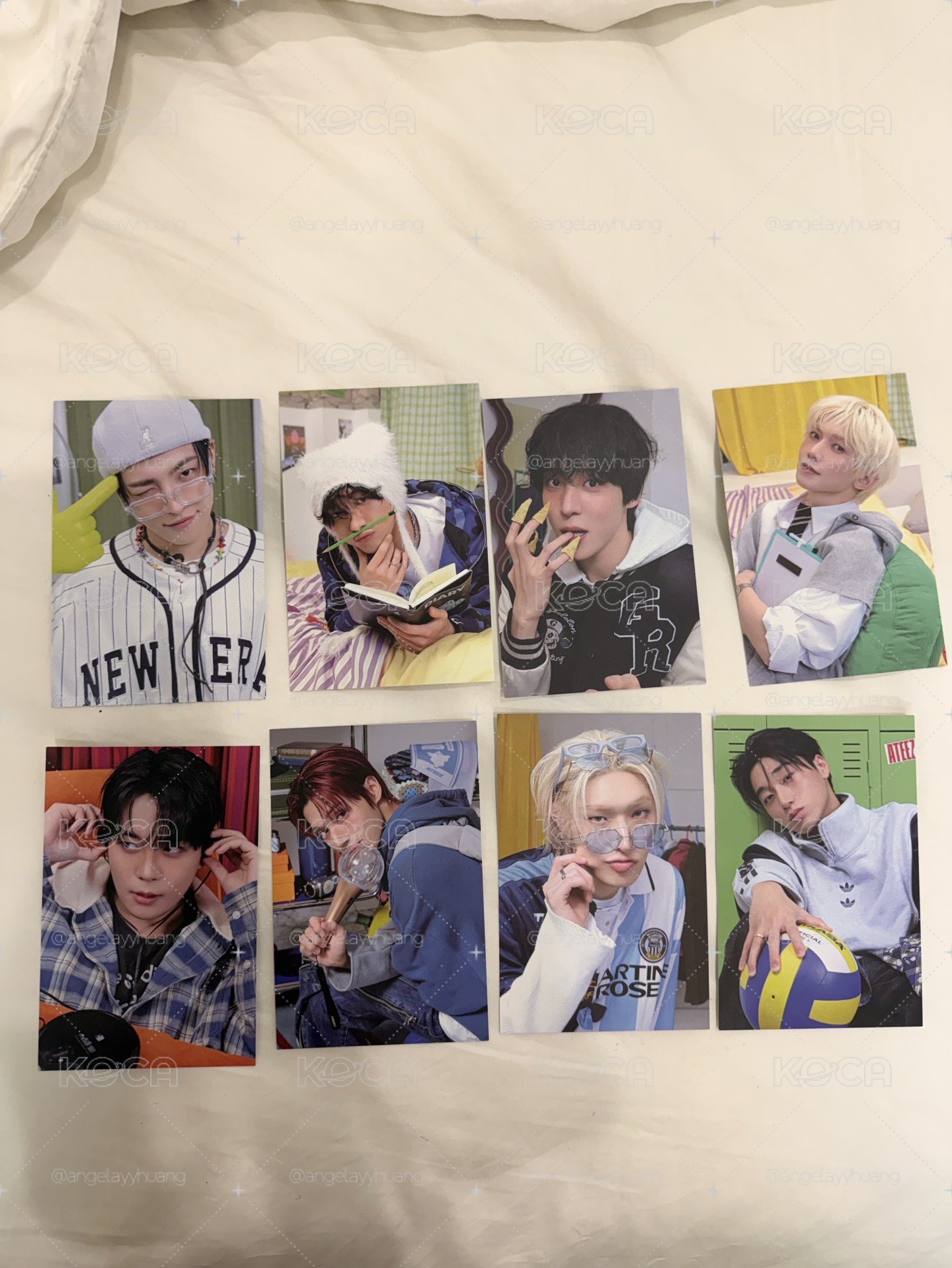 ATEEZ 2026 會員禮全員明信片8makes1team