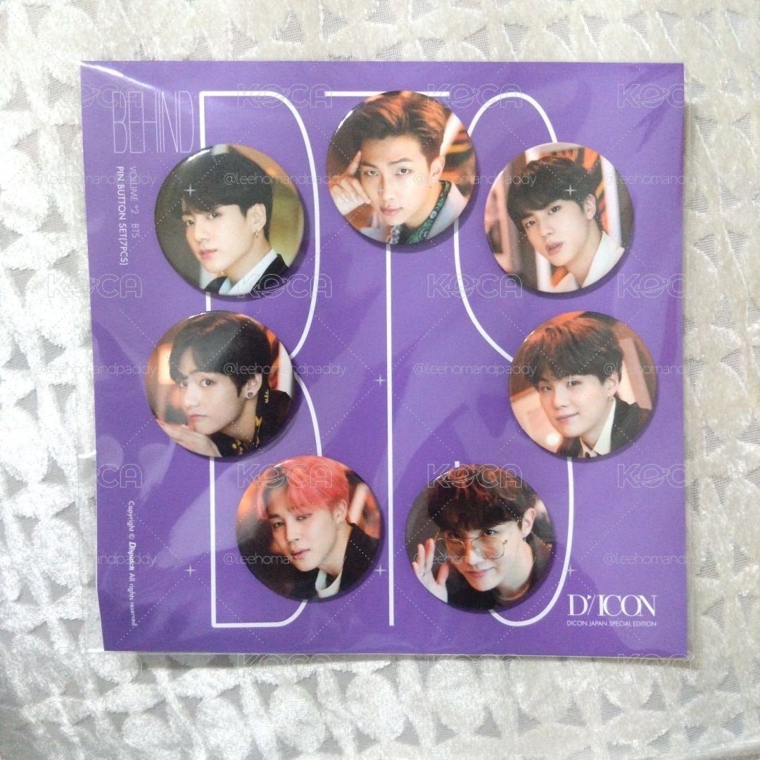 BTS | Dicon Vol.2 BTS "BEHIND" JAPAN  徽章組