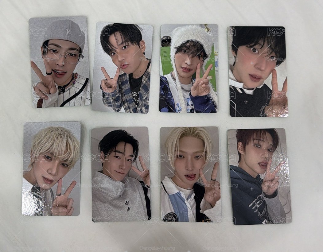 ATEEZ 2026 七期會員禮小卡 8makes1team 整套鬼鬼吐舌梯子