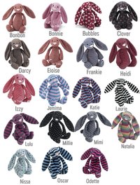 Jellycat special edition bunnies