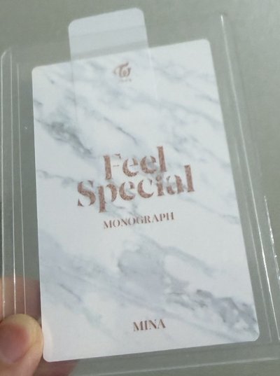 feel special 花絮卡九張一套不拆