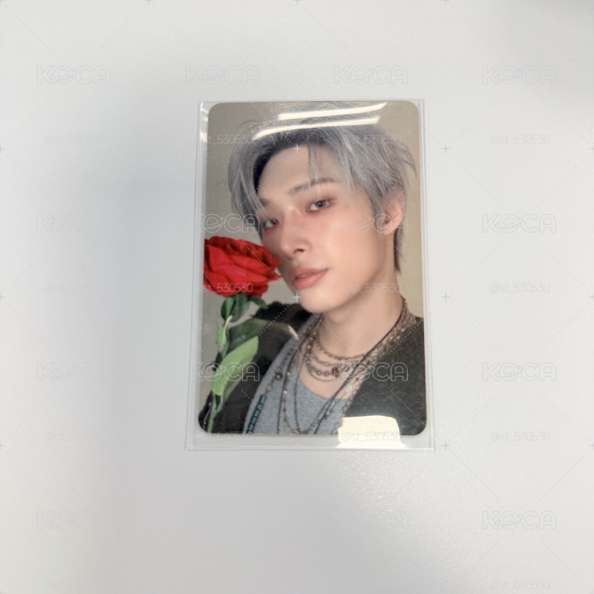 AM單封特典卡 薔薇的戰爭 ver.旼琦