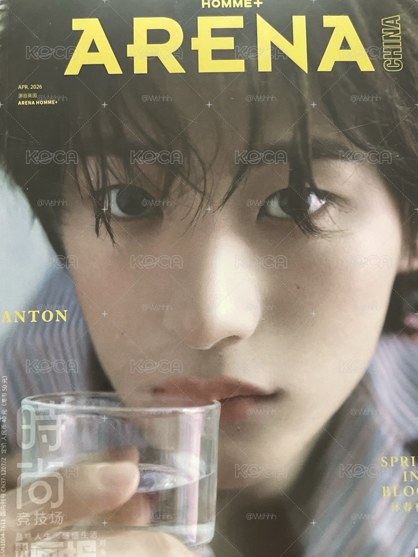 【Anton_李燦榮】arena 雜誌 B封