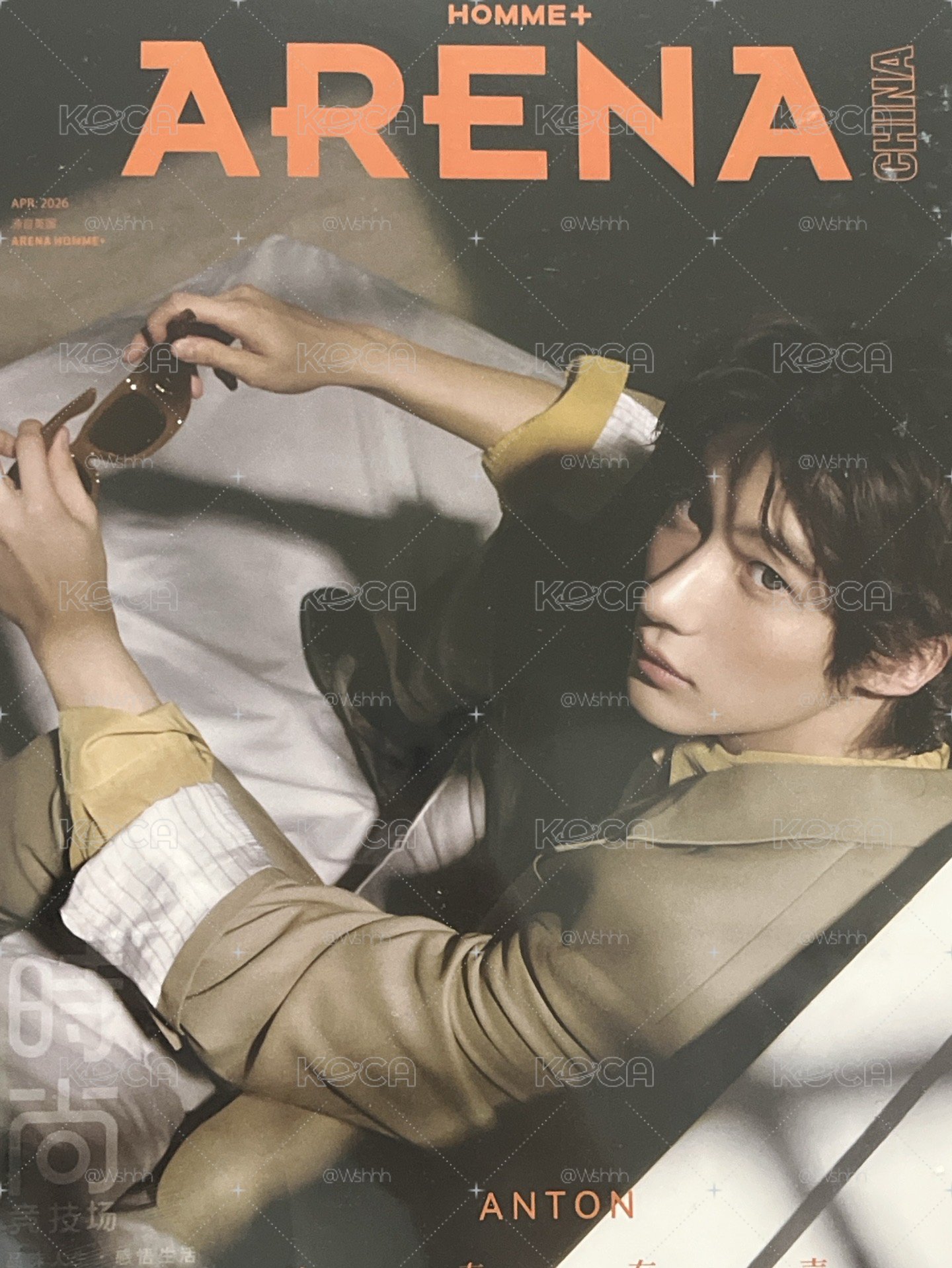 【Anton_李燦榮】arena 雜誌 C封