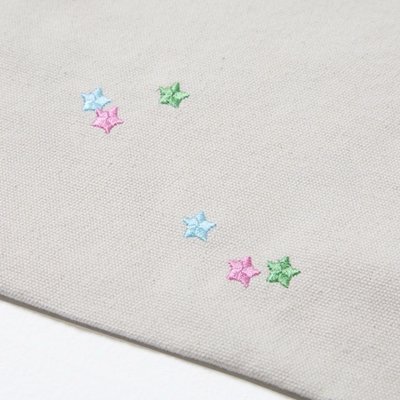 JIN / runseokjin 日本限定 跑珍電影場周 星星刺繡托特包