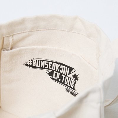 JIN / runseokjin 日本限定 跑珍電影場周 星星刺繡托特包