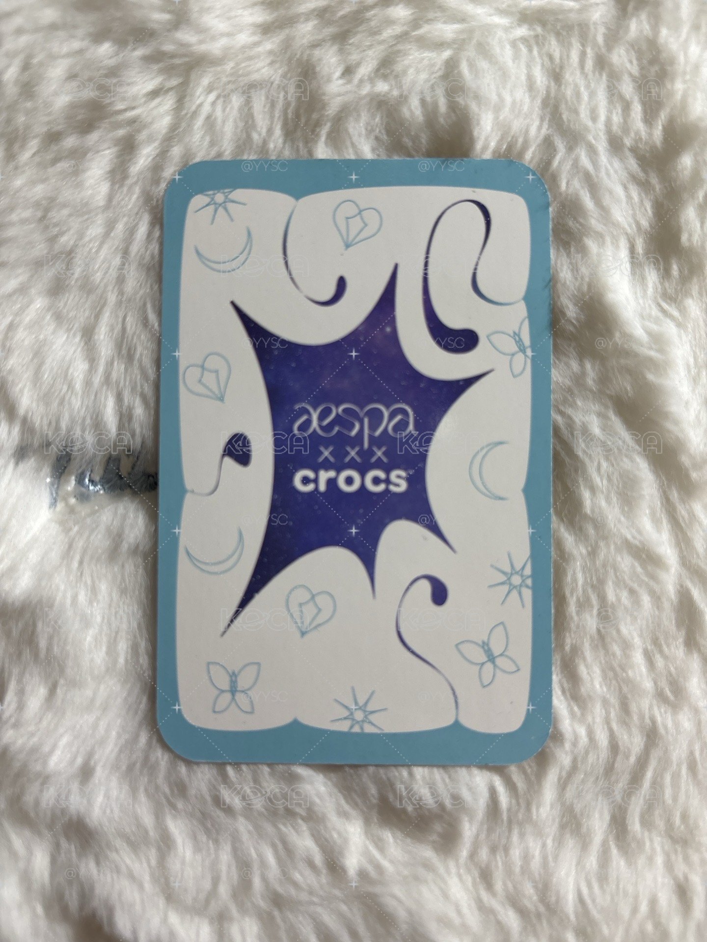 Karina CROCS 周邊卡 洞洞鞋聯名柚