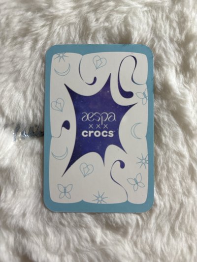Karina CROCS 周邊卡 洞洞鞋聯名柚