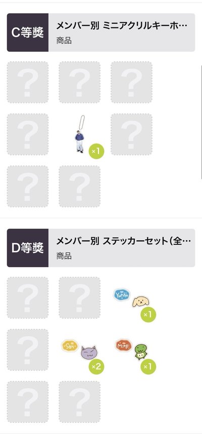 日本FC會員一番賞拆售