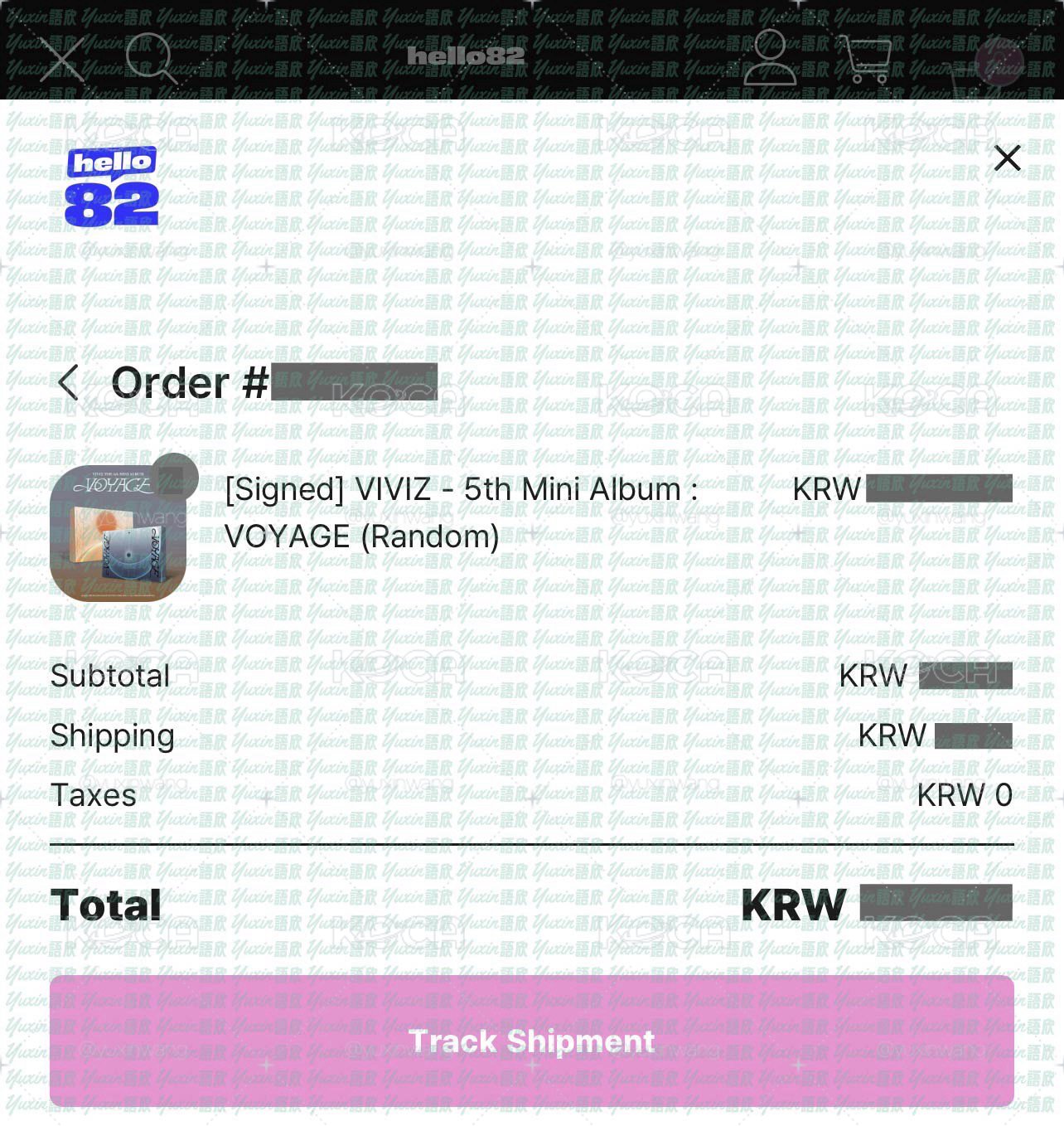現貨✅ VIVIZ 信飛 A Montage of ( ) 專輯 hello82 特典 小卡