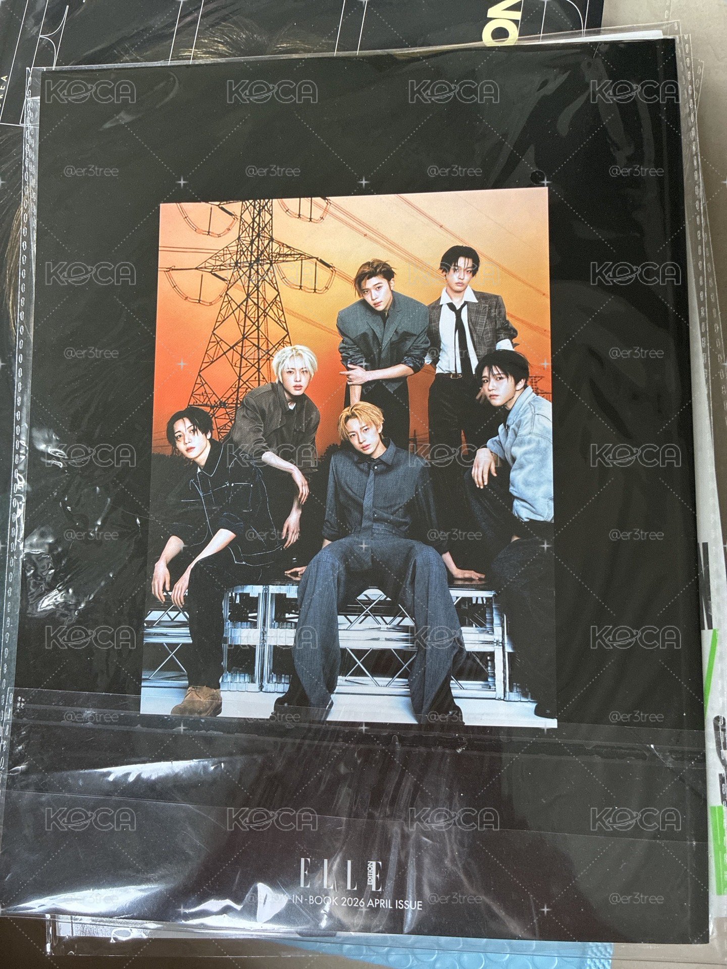 NCT WISH Elle 四月號 副刊 團體版