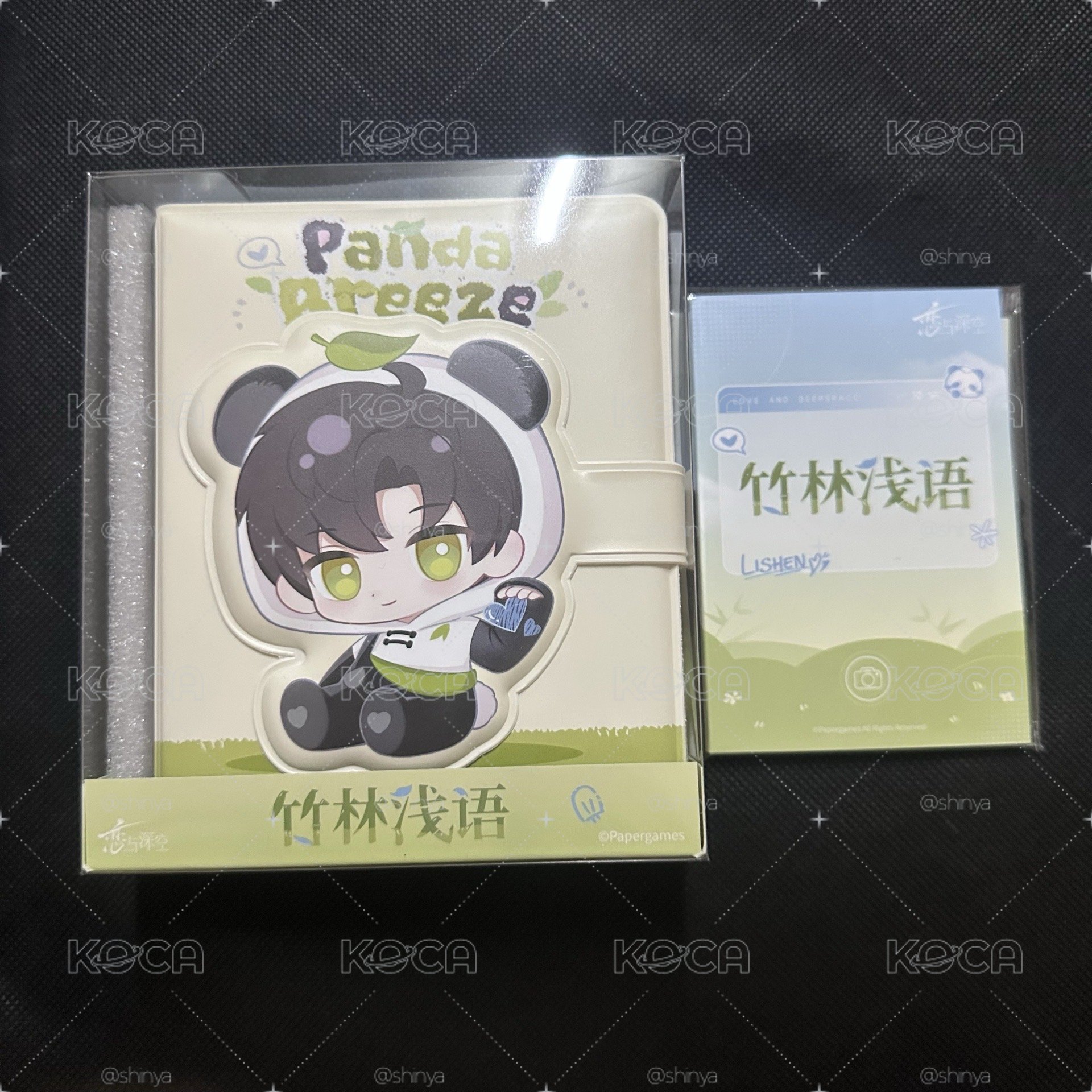 戀與深空 黎深 竹林淺語 熊貓 卡冊 拍立得