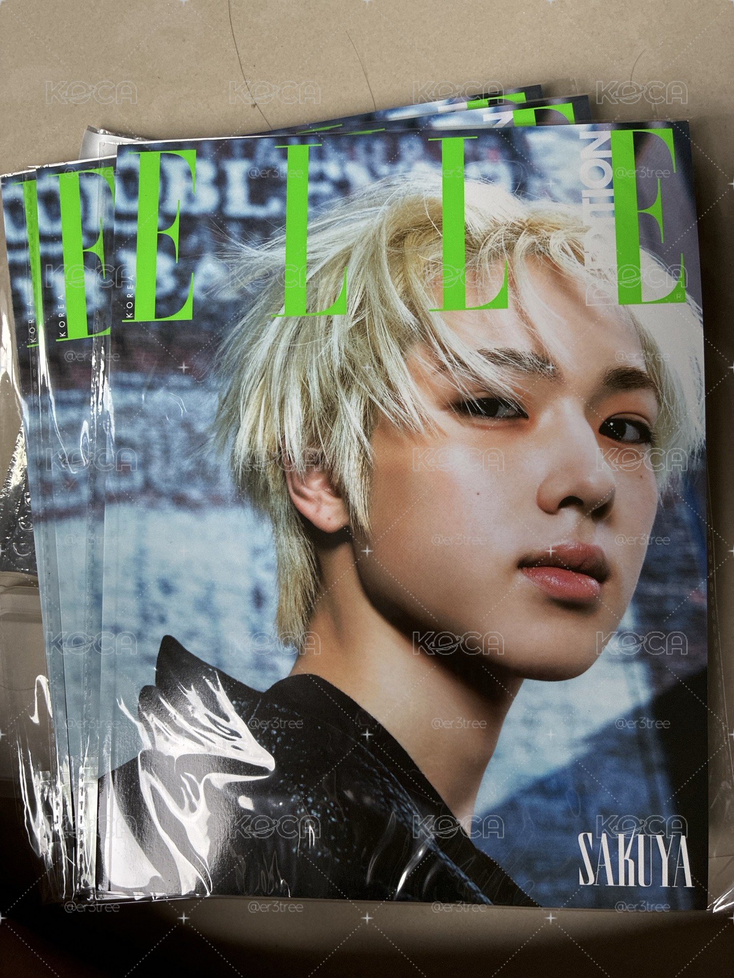 NCT WISH Elle 四月號 SAKUYA