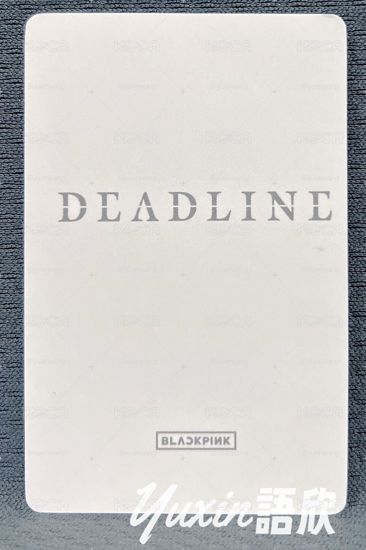 現貨✅ BLACKPINK Rosé DEADLINE 專輯 京東 JD2.0 特典 小卡