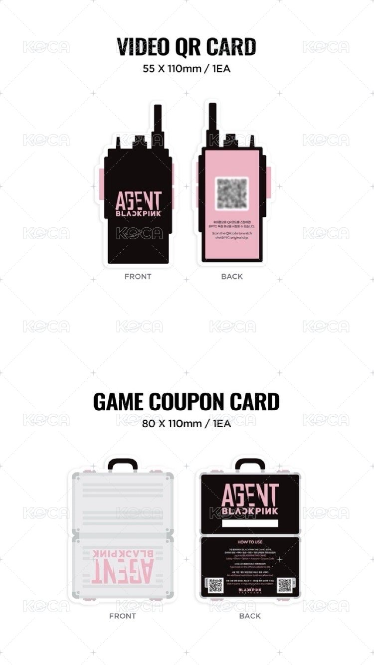 PHOTOCARD COLLECTION AGENT BLACKPINK