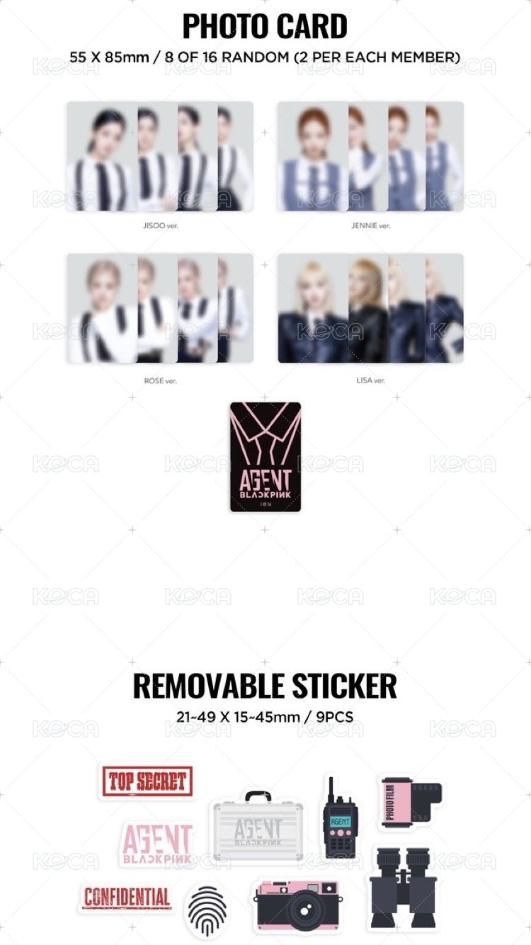 PHOTOCARD COLLECTION AGENT BLACKPINK