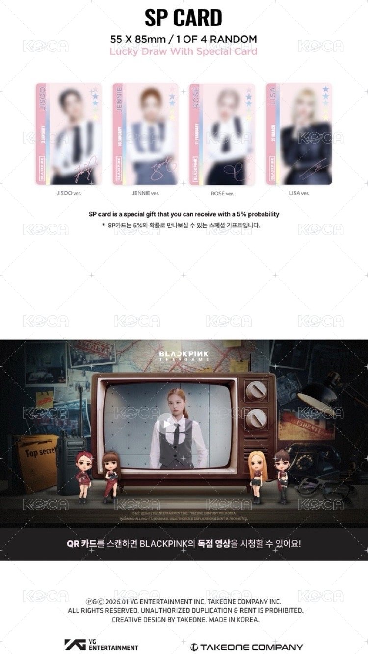 PHOTOCARD COLLECTION AGENT BLACKPINK