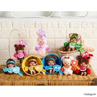 Monchhichi 啦啦隊系列 加油彩球 吊飾
