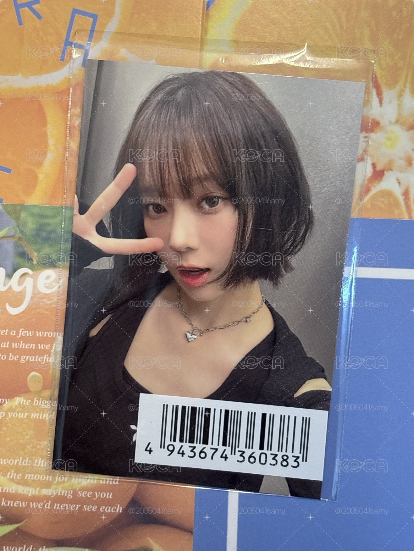 短髮冬 華納 特典卡