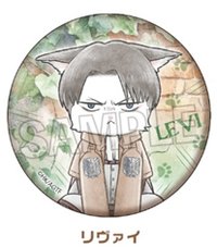 	調査兵にゃん　缶バッジ 徽章 
