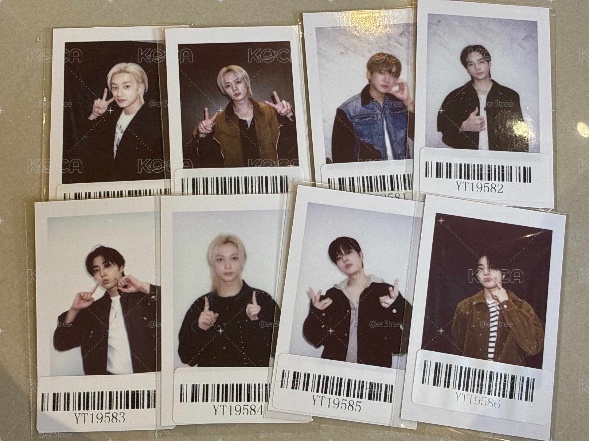 SKZ 深圳線下簽售 中簽拍立得 真拍材質