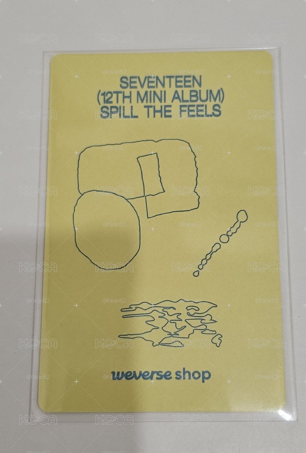 SEVENTEEN MINI12:SPILL THE FEELS WOOZI 