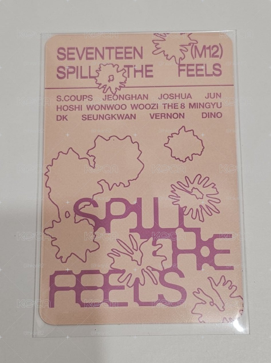 SEVENTEEN MINI12:SPILL THE FEELS WOOZI 