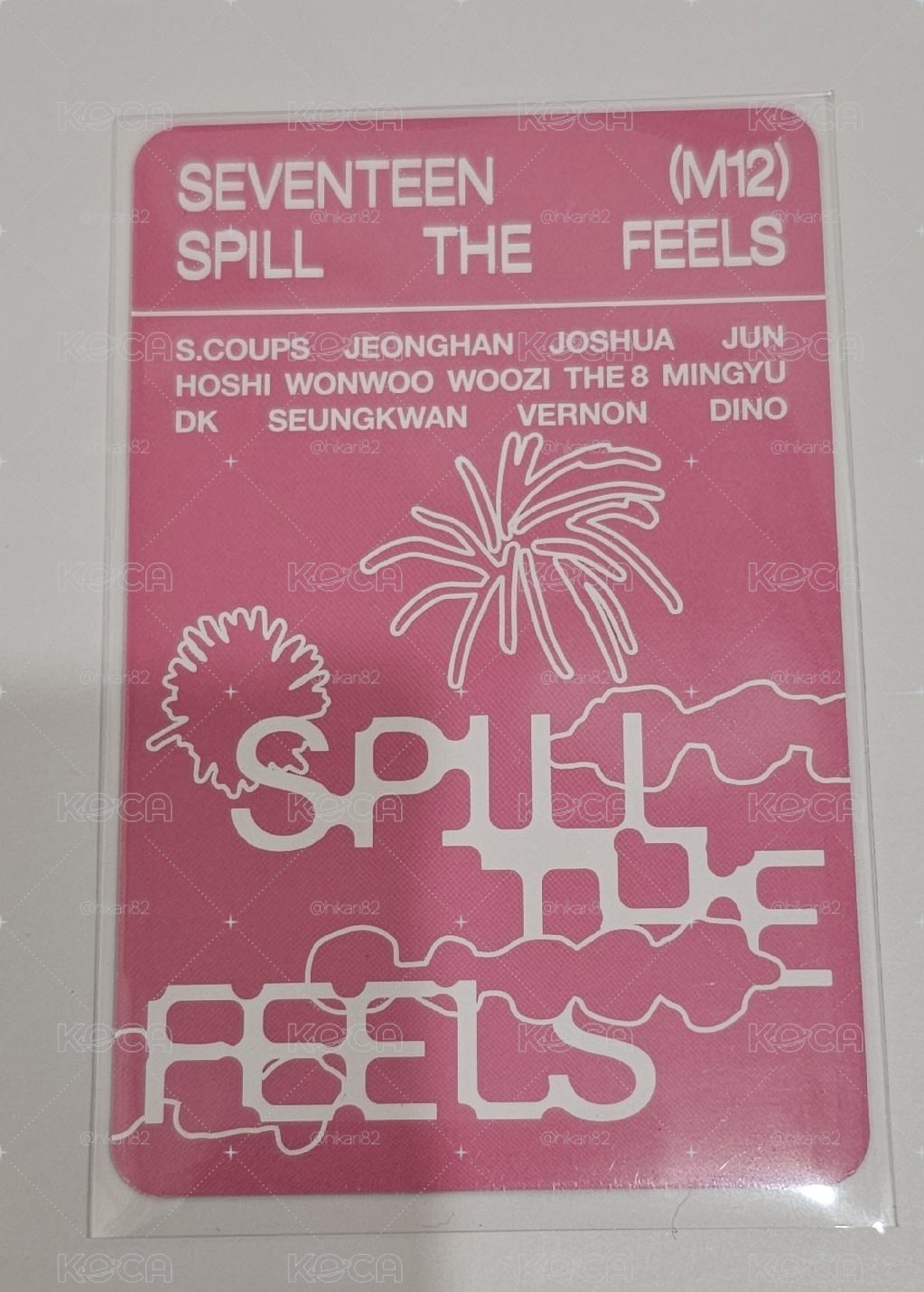 SEVENTEEN MINI12:SPILL THE FEELS WOOZI 