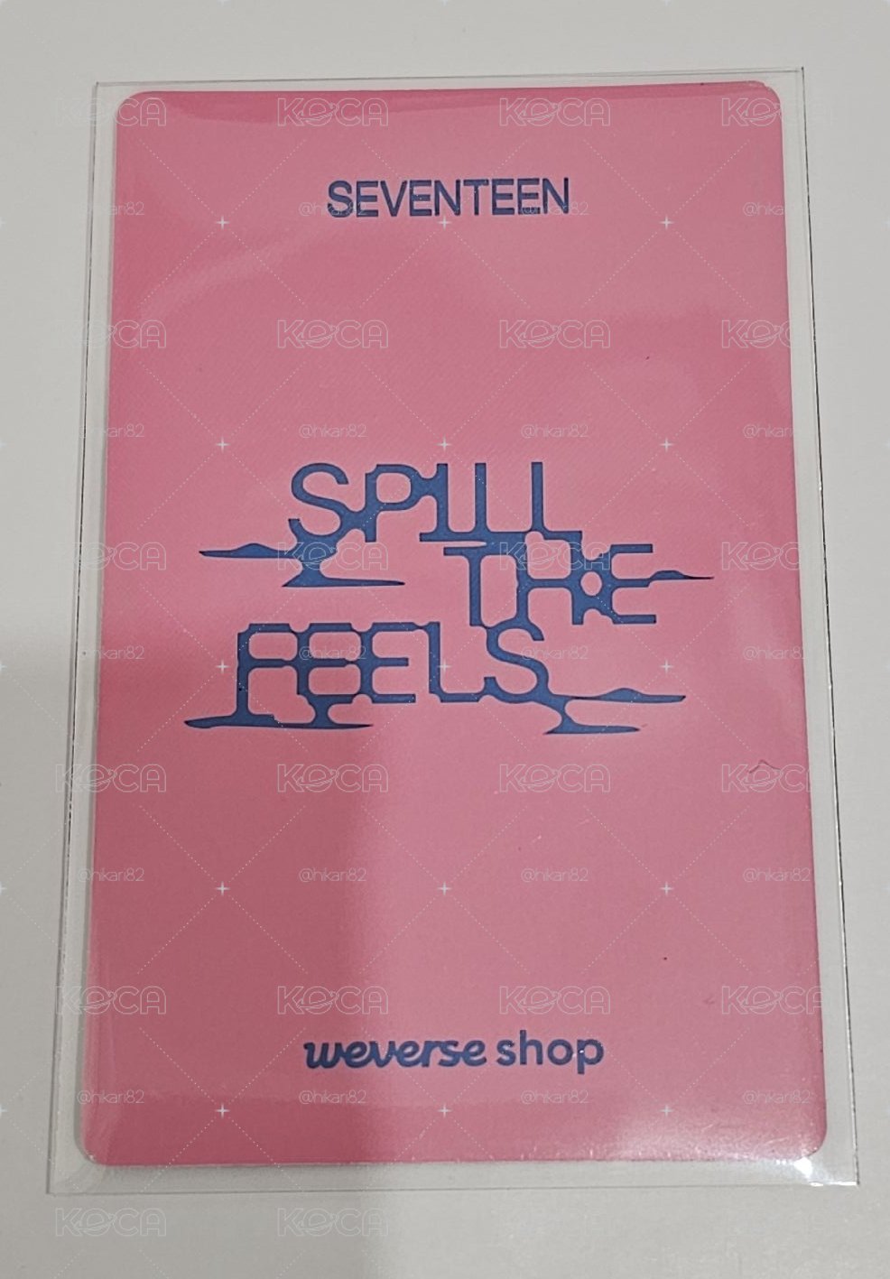SEVENTEEN MINI12:SPILL THE FEELS WOOZI 