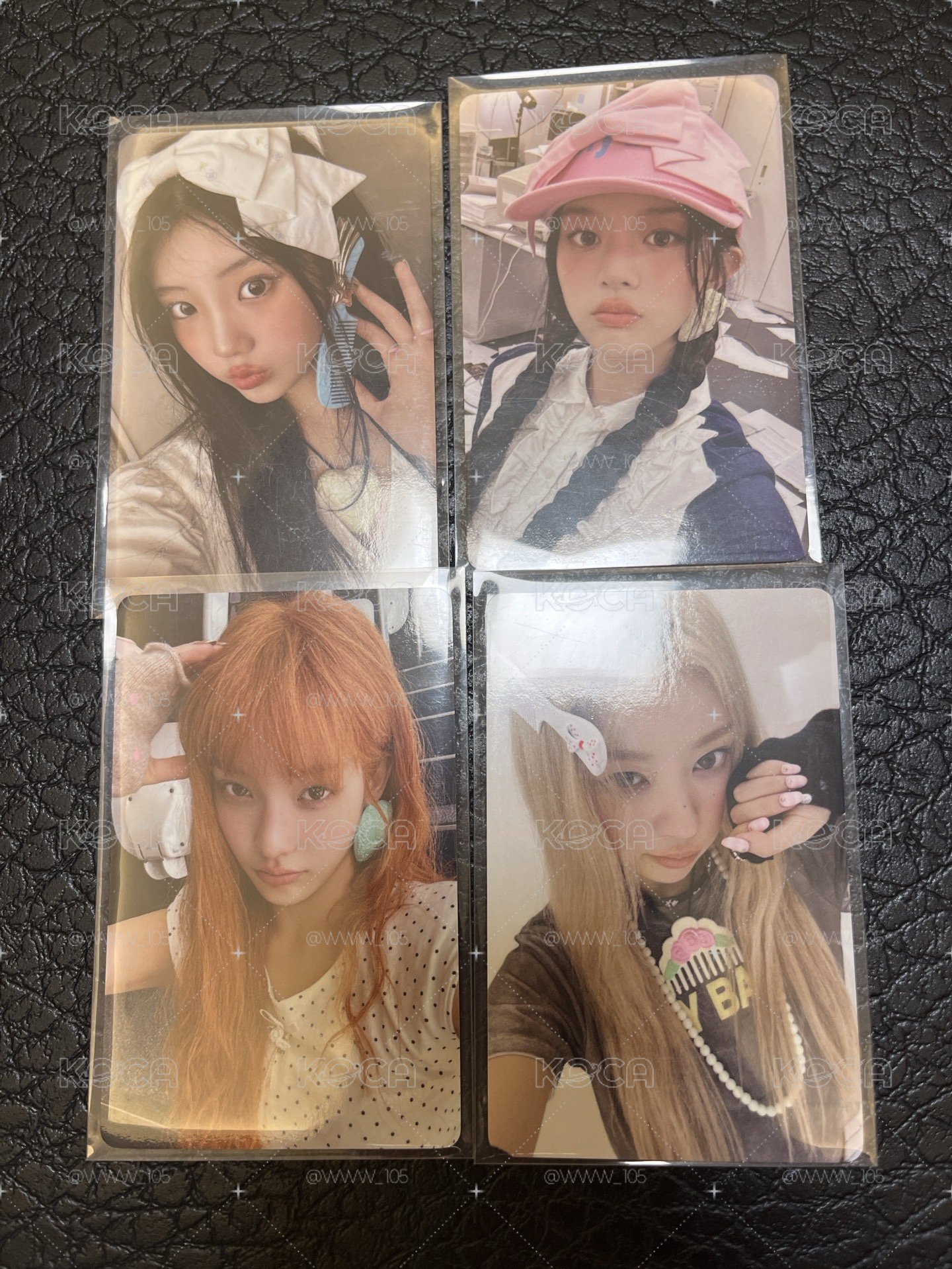 現貨中背 NOT CUTE ANYMORE yzy 預售2.0 特典卡：minju、wonhee、iroha、moka