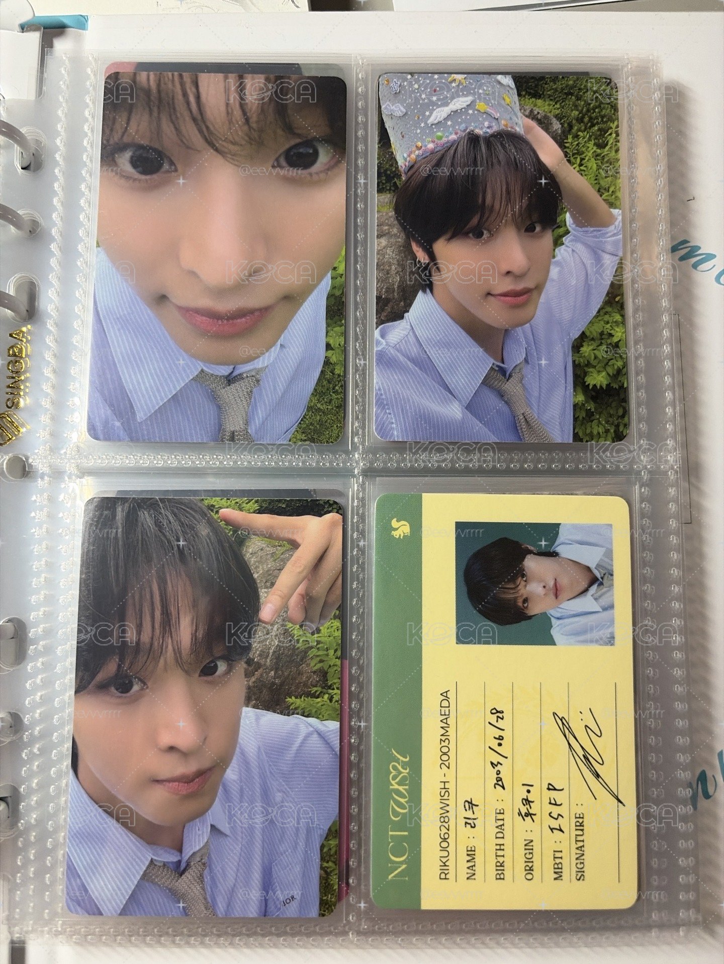 riku DICON雜誌小卡