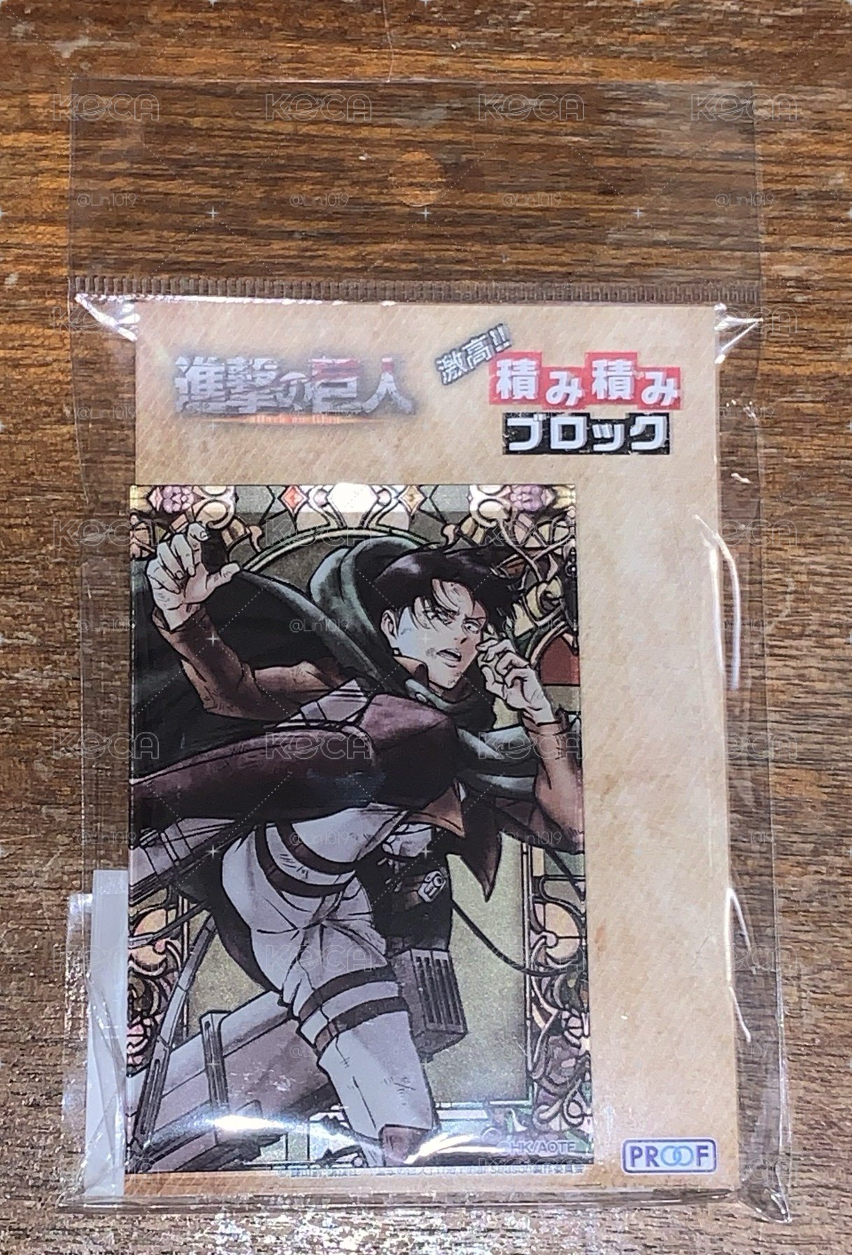 進擊的巨人 激高！！壓克力卡 里維兵長