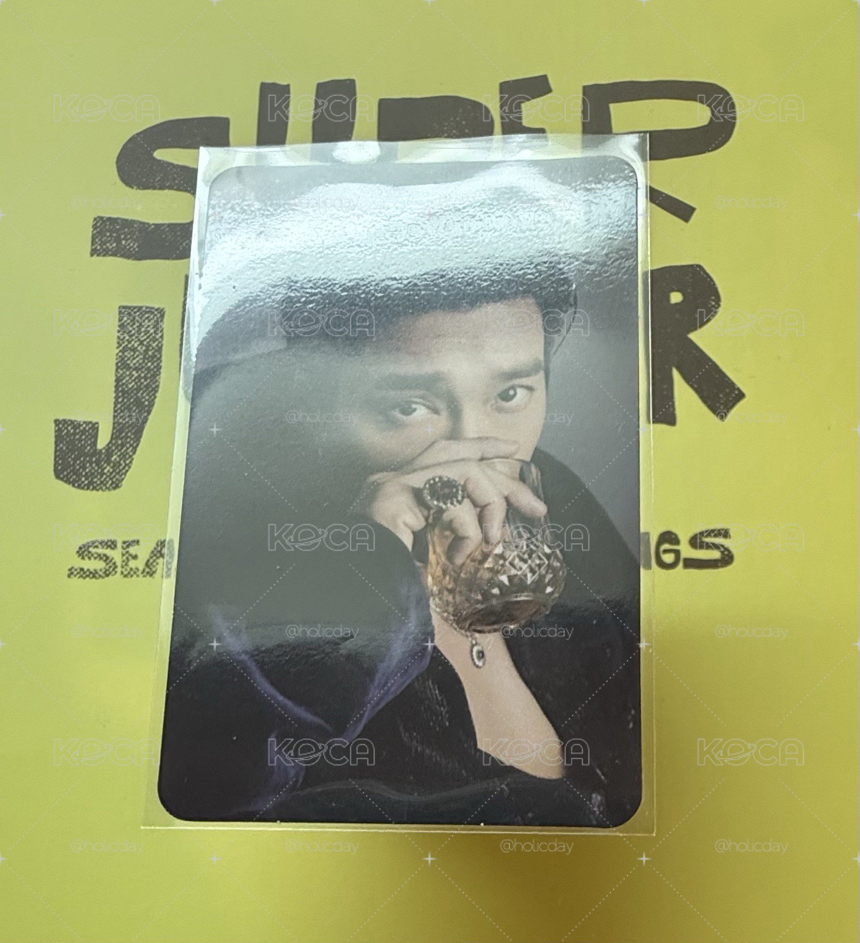 2023 SUJU年曆 財神爺舉杯始源 SM特典卡