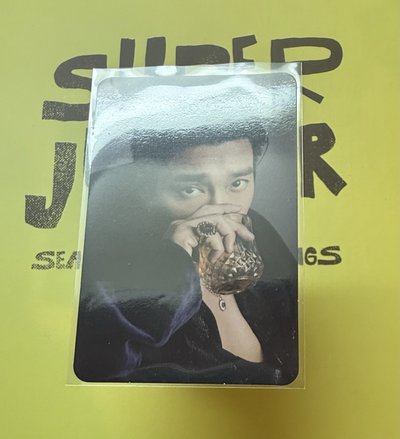 2023 SUJU年曆 財神爺舉杯始源 SM特典卡