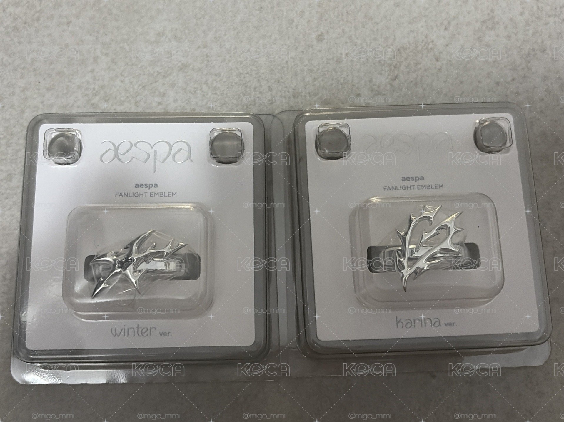 💕aespa手燈掛飾
